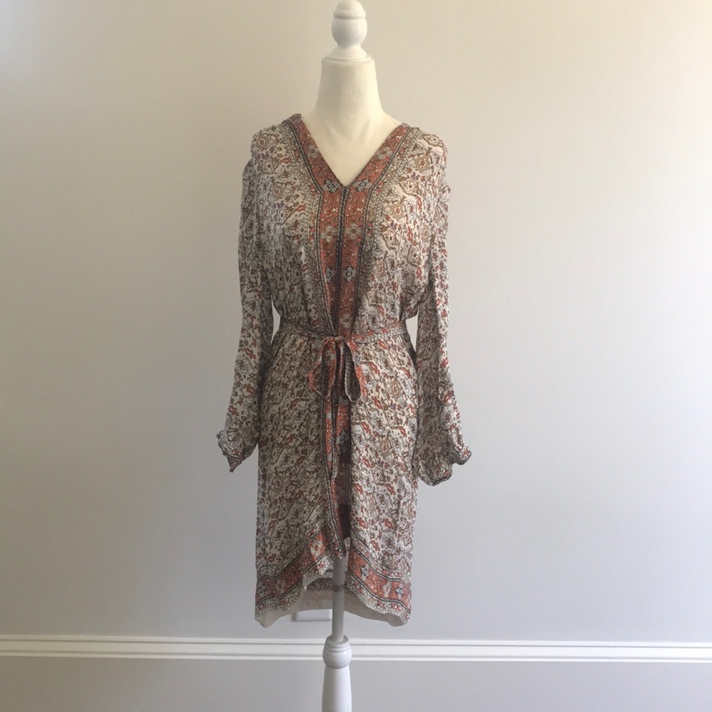 Long sleeve dress.